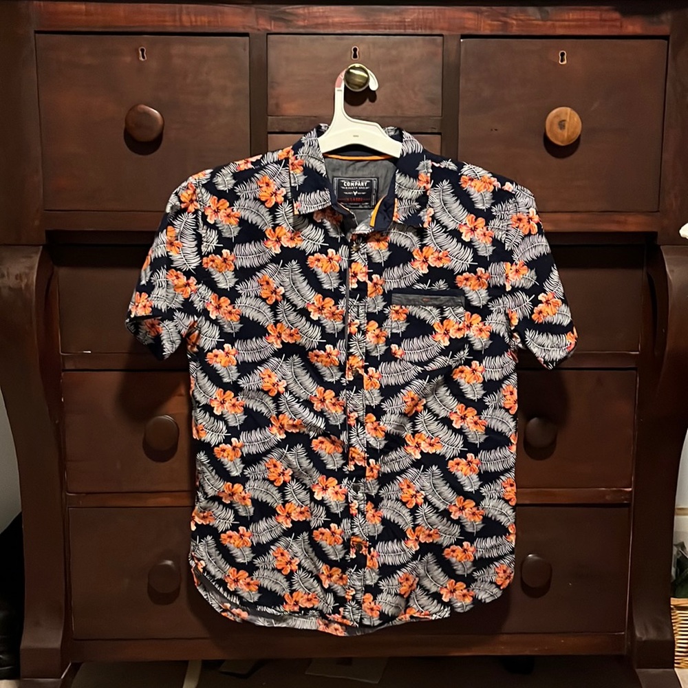 Mens floral Hawaiian shirt Sz xl